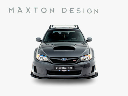 Maxton Design Front Flaps Subaru Impreza WRX STI Mk3 Facelift - SUIM3FWRXSTICNC-FSF1G - Image 3