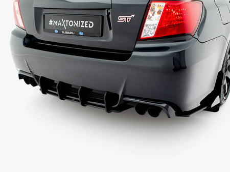 Maxton Design Street PRO Rear Diffuser Subaru Impreza WRX STI Mk3 Facelift - SUIM3FWRXSTICNC-RS1B - Image 3