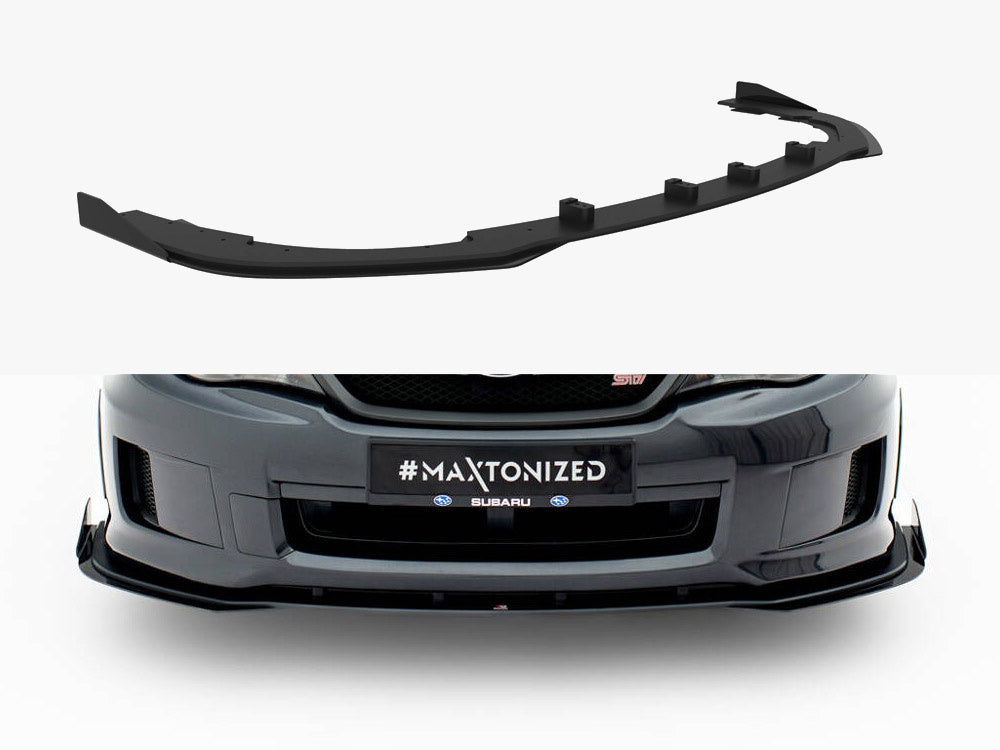 Street PRO Front Splitter + Flaps Subaru Impreza WRX STI Mk3 Facelift