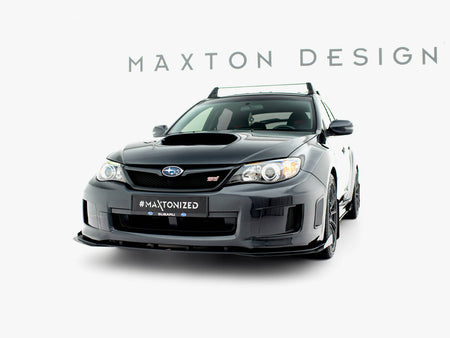 Street PRO Front Splitter + Flaps Subaru Impreza WRX STI Mk3 Facelift
