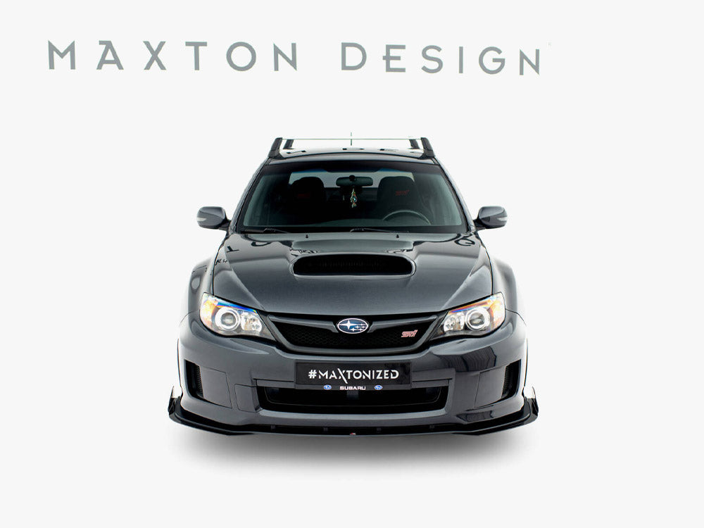 Street PRO Front Splitter + Flaps Subaru Impreza WRX STI Mk3 Facelift