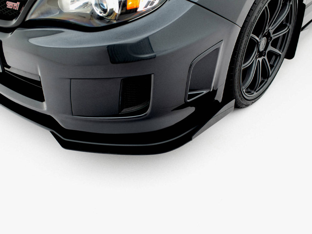 Street PRO Front Splitter + Flaps Subaru Impreza WRX STI Mk3 Facelift