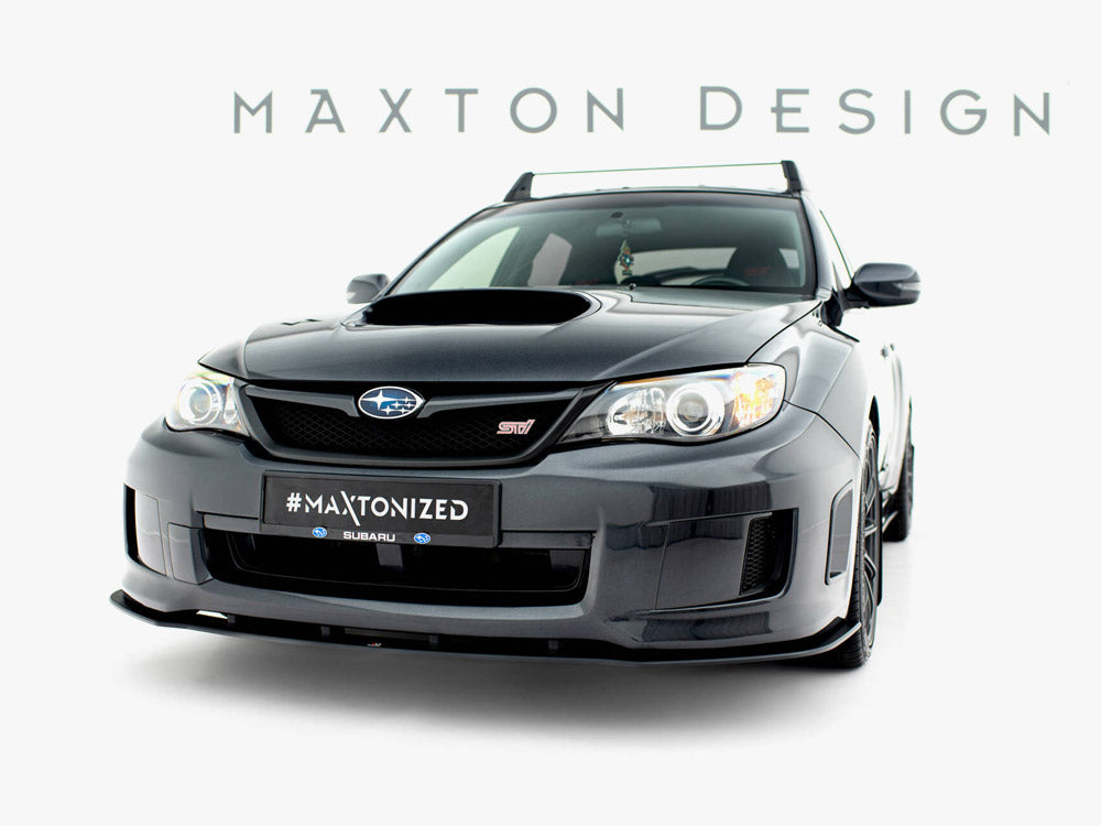 Maxton Design Street PRO Front Splitter Subaru Impreza WRX STI Mk3 Facelift - SUIM3FWRXSTICNC-FD1B - Image 2