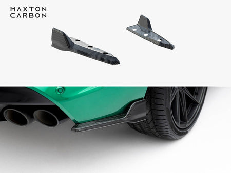 Maxton Design Prepreg Carbon Fiber Rear Side Splitters BMW X5 M F95 Facelift - CF-BM-X5M-F95F-RSD1-245-P - Image 1