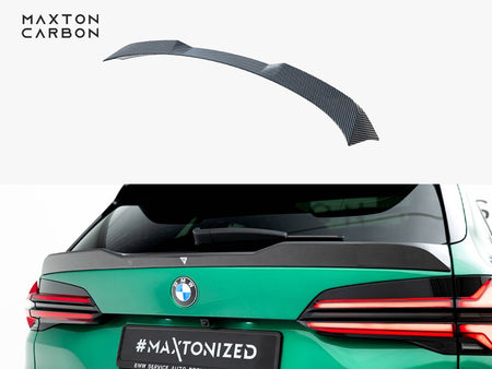 Maxton Design Prepreg Carbon Fiber Tailgate Spoiler (Lower) BMW X5 M F95 Facelift - CF-BM-X5-05F-MPACK-H2-245-P - Image 1
