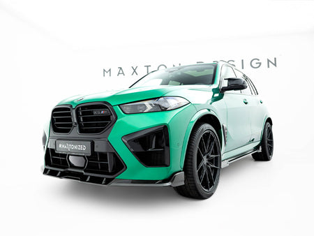 Maxton Design Prepreg Carbon Fiber Front Splitter BMW X5 M F95 Facelift - CF-BM-X5M-F95F-FD1-245-P - Image 2