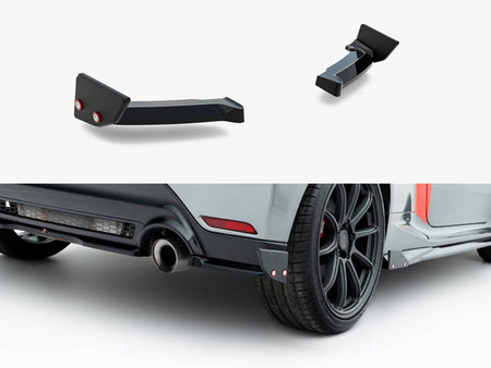 Maxton Design Rear Side Splitters + Flaps Toyota GR Yaris Mk4 Facelift - TO-YA-4F-GR4-RSD1G+RSF1B - Image 1
