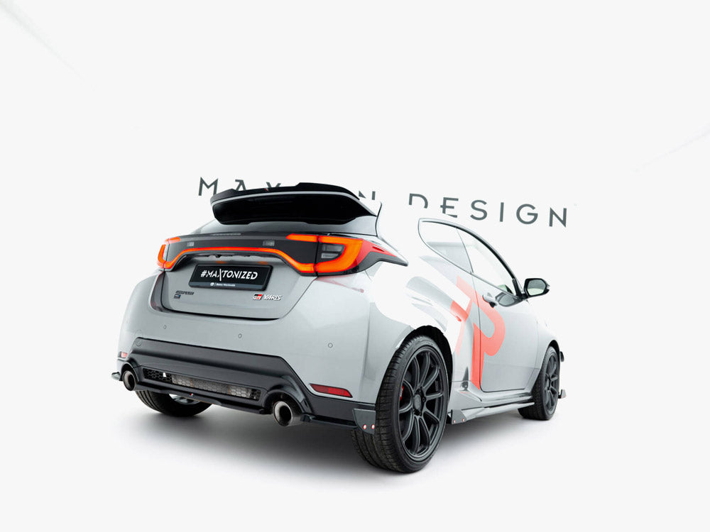 Maxton Design Rear Side Splitters + Flaps Toyota GR Yaris Mk4 Facelift - TO-YA-4F-GR4-RSD1G+RSF1B - Image 2