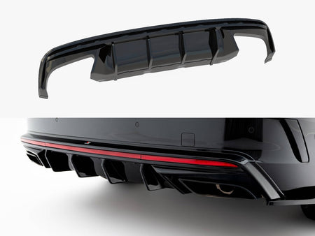 Maxton Design Rear Valance Skoda Octavia RS Liftback / Estate Mk4 Facelift - SK-OC-4-RS-RS1G+RS1RG - Image 1