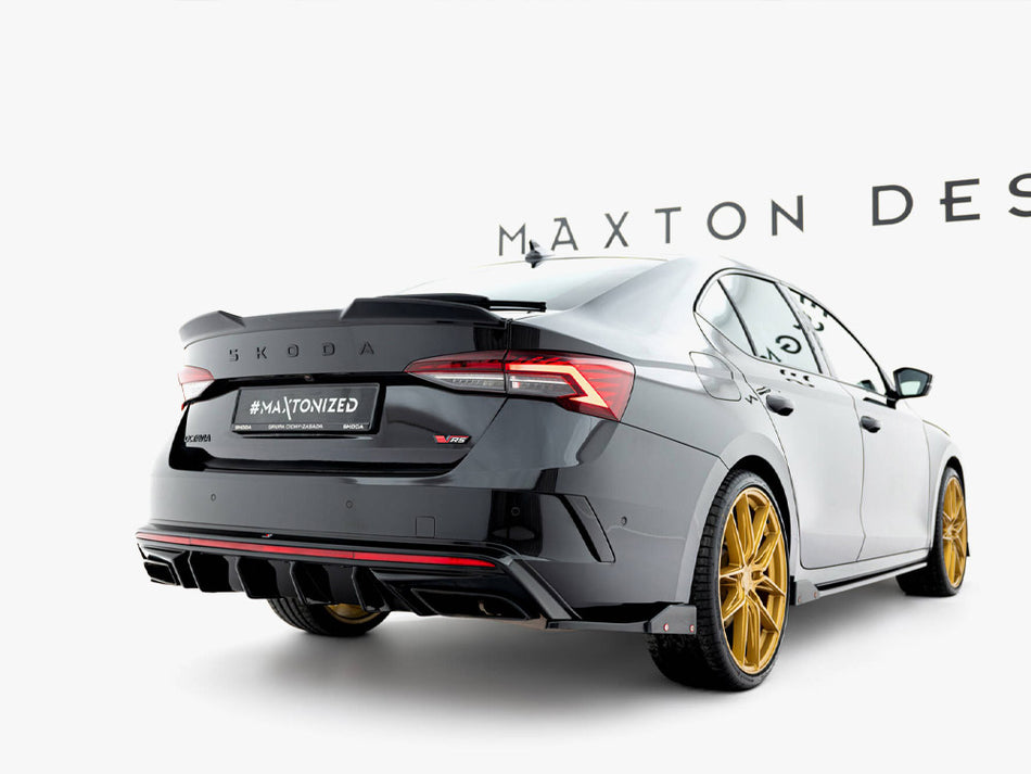 Maxton Design Rear Valance Skoda Octavia RS Liftback / Estate Mk4 Facelift - SK-OC-4-RS-RS1G+RS1RG - Image 2