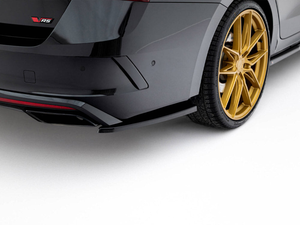 Maxton Design Rear Side Splitters V.1 Skoda Octavia RS Liftback / Estate Mk4 Facelift - SK-OC-4-RS-RSD1G - Image 4