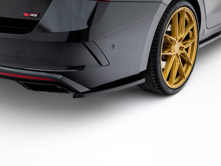 Maxton Design Rear Side Splitters V.1 Skoda Octavia RS Liftback / Estate Mk4 Facelift - SK-OC-4-RS-RSD1G - Image 4