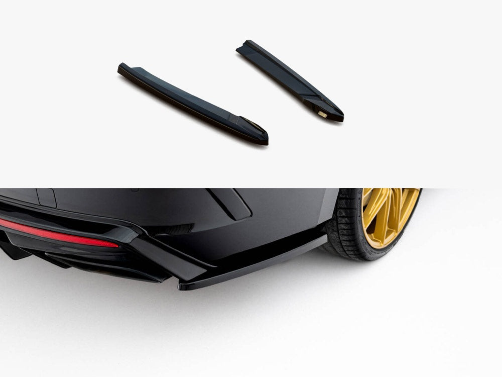Maxton Design Rear Side Splitters V.3 Skoda Octavia RS Liftback / Estate Mk4 Facelift - SK-OC-4-RS-RSD3G - Image 1