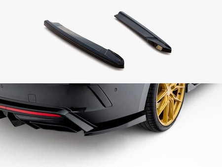 Maxton Design Rear Side Splitters V.4 Skoda Octavia RS Liftback / Estate Mk4 Facelift - SK-OC-4-RS-RSD4G - Image 1