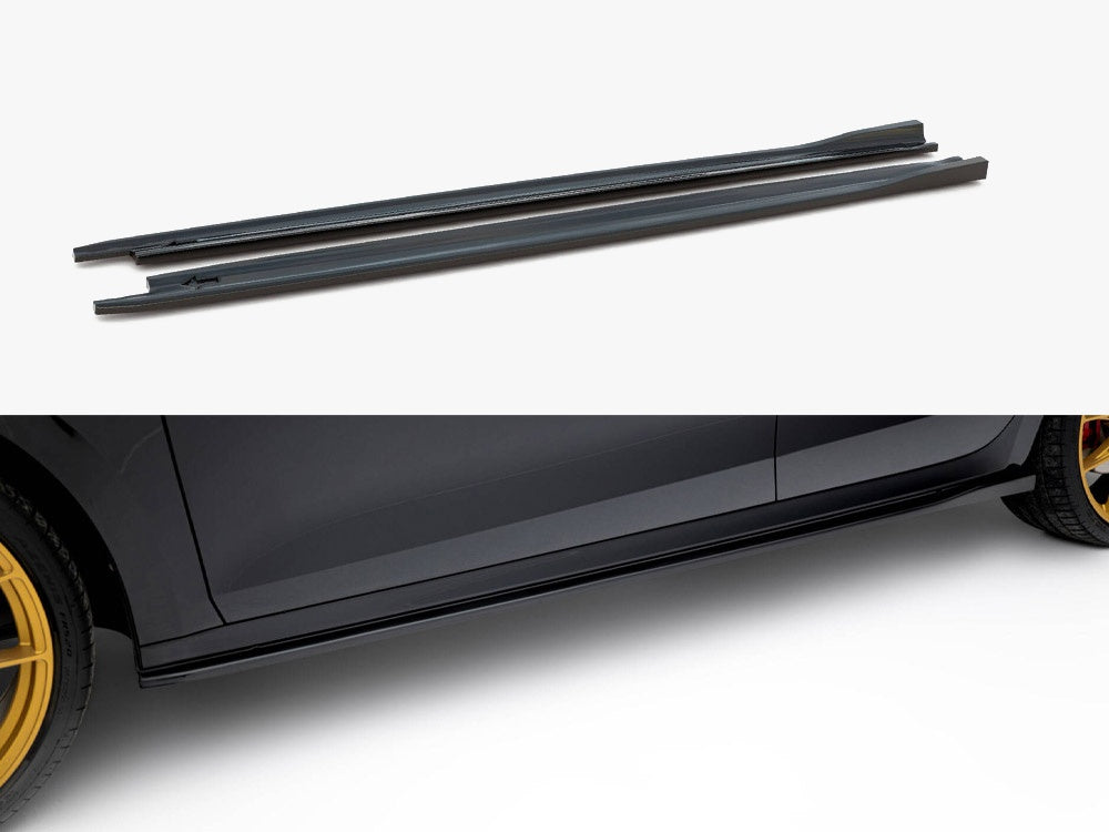 Maxton Design Side Skirts Diffusers V.2 Skoda Octavia RS Liftback / Estate Mk4 Facelift - SK-OC-4-RS-SD2G - Image 1