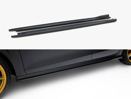 Maxton Design Side Skirts Diffusers V.2 Skoda Octavia RS Liftback / Estate Mk4 Facelift - SK-OC-4-RS-SD2G - Image 1