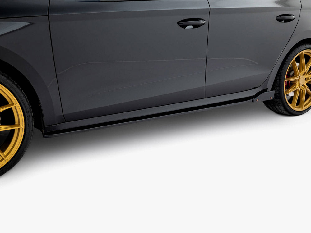 Side Skirt Diffusers V.2 + Flaps Skoda Octavia RS Liftback / Estate Mk4 Facelift
