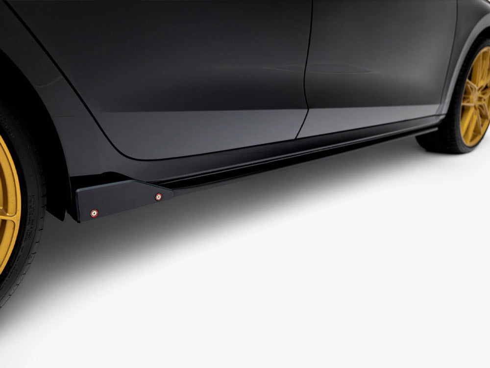 Maxton Design Side Skirts Diffusers V.2 + Flaps Skoda Octavia RS Liftback / Estate Mk4 Facelift - SK-OC-4-RS-SD2G+SF - Image 4