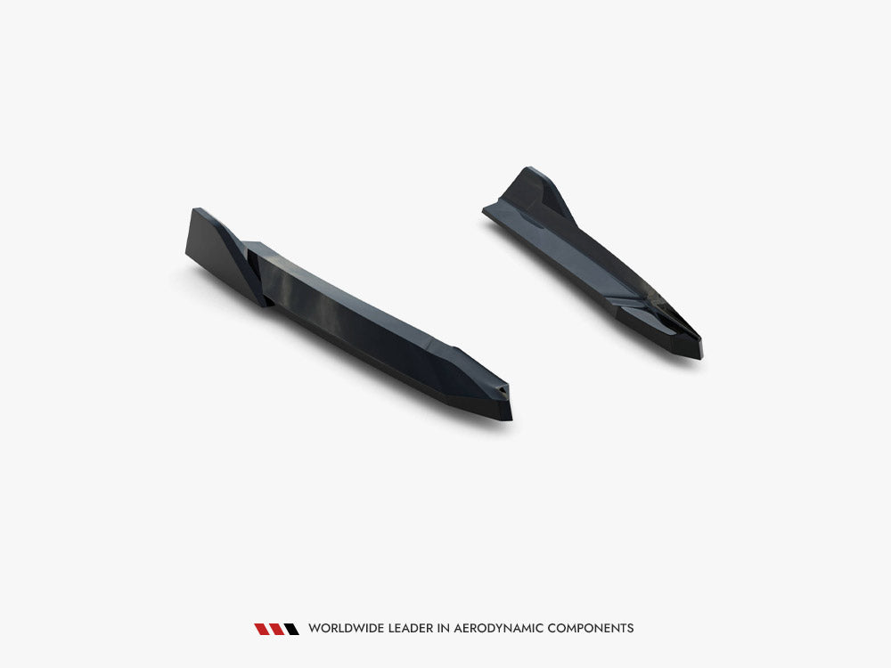 Rear Side Splitters V.8 Skoda Octavia RS Liftback / Estate Mk4 Facelift
