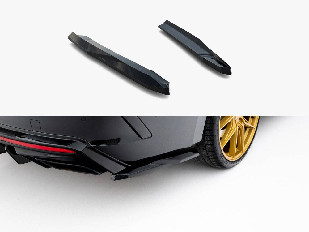 Maxton Design Rear Side Splitters V.7 Skoda Octavia RS Liftback / Estate Mk4 Facelift - SK-OC-4F-RS-RSD3G - Image 1