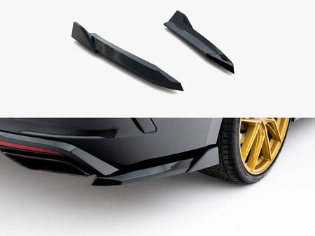 Maxton Design Rear Side Splitters V.6 Skoda Octavia RS Liftback / Estate Mk4 / Mk4 Facelift - SK-OC-4F-RS-RSD2G - Image 1