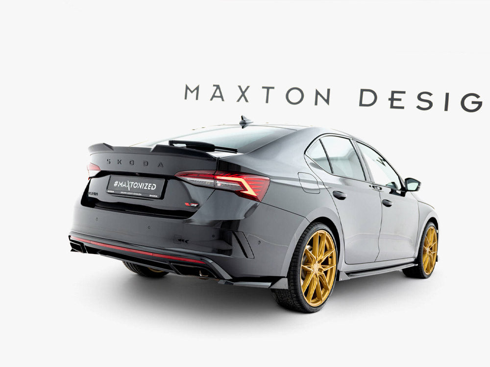 Maxton Design Rear Side Splitters V.6 Skoda Octavia RS Liftback / Estate Mk4 / Mk4 Facelift - SK-OC-4F-RS-RSD2G - Image 2