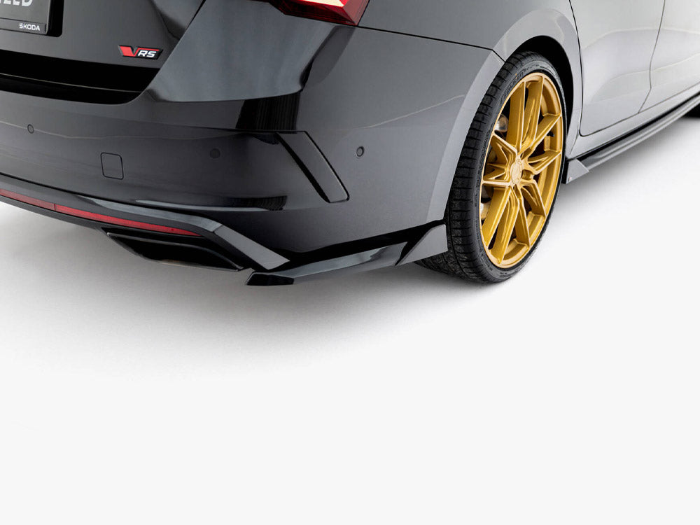 Maxton Design Rear Side Splitters V.6 Skoda Octavia RS Liftback / Estate Mk4 / Mk4 Facelift - SK-OC-4F-RS-RSD2G - Image 3