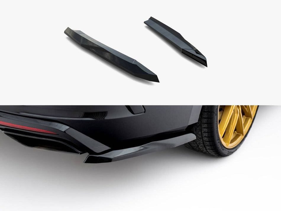 Rear Side Splitters V.5 Skoda Octavia RS Liftback / Estate Mk4 / Mk4 Facelift
