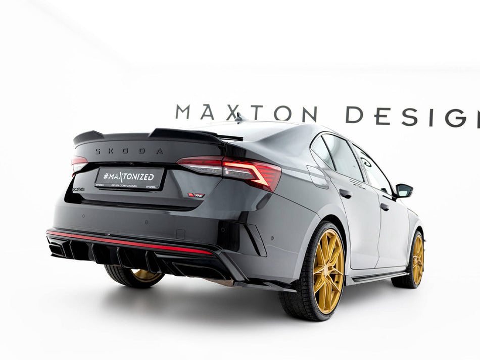 Maxton Design Spoiler CAP 3D Skoda Octavia RS / Sportline / Standard Liftback MK4 / Mk4 Facelift - SK-OC-4F-RS-CAP3D1G - Image 2