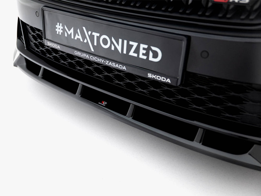 Front Splitter V.2 Skoda Octavia RS Liftback / Estate Mk4 Facelift