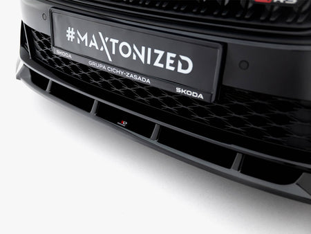Front Splitter V.2 Skoda Octavia RS Liftback / Estate Mk4 Facelift