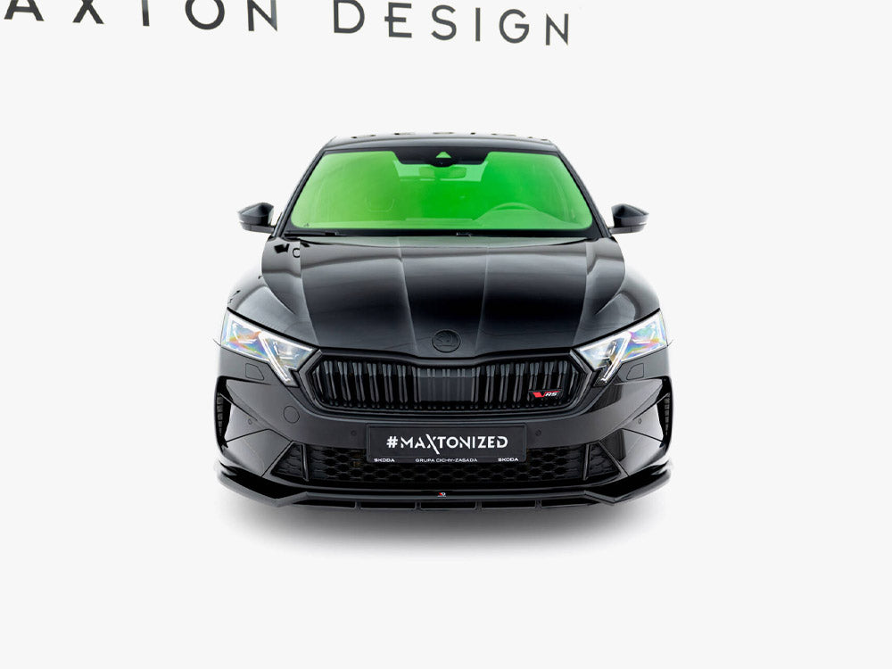 Maxton Design Front Splitter V.1 Skoda Octavia RS Liftback / Estate Mk4 Facelift - SK-OC-4F-RS-FD1G+FD1RG - Image 4