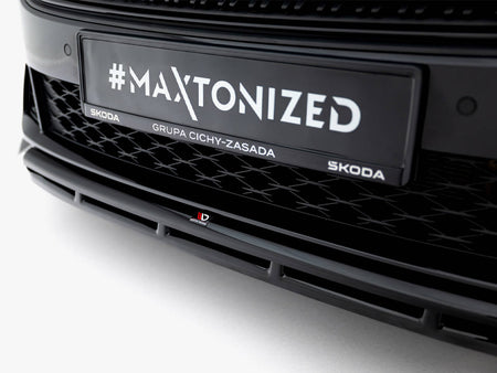 Maxton Design Front Splitter V.1 Skoda Octavia RS Liftback / Estate Mk4 Facelift - SK-OC-4F-RS-FD1G+FD1RG - Image 5