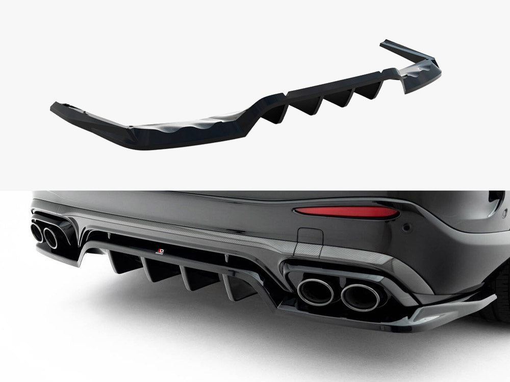 Maxton Design Rear Splitter (Vertical Bars) Mercedes-AMG GLC 43 X254 - ME-GLC-X254-43-RD1G+RD2G - Image 1
