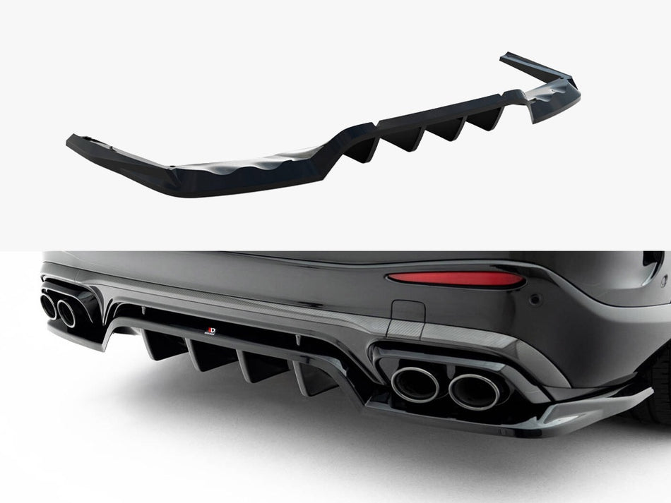 Maxton Design Rear Splitter (Vertical Bars) Mercedes-AMG GLC 43 X254 - ME-GLC-X254-43-RD1G+RD2G - Image 1