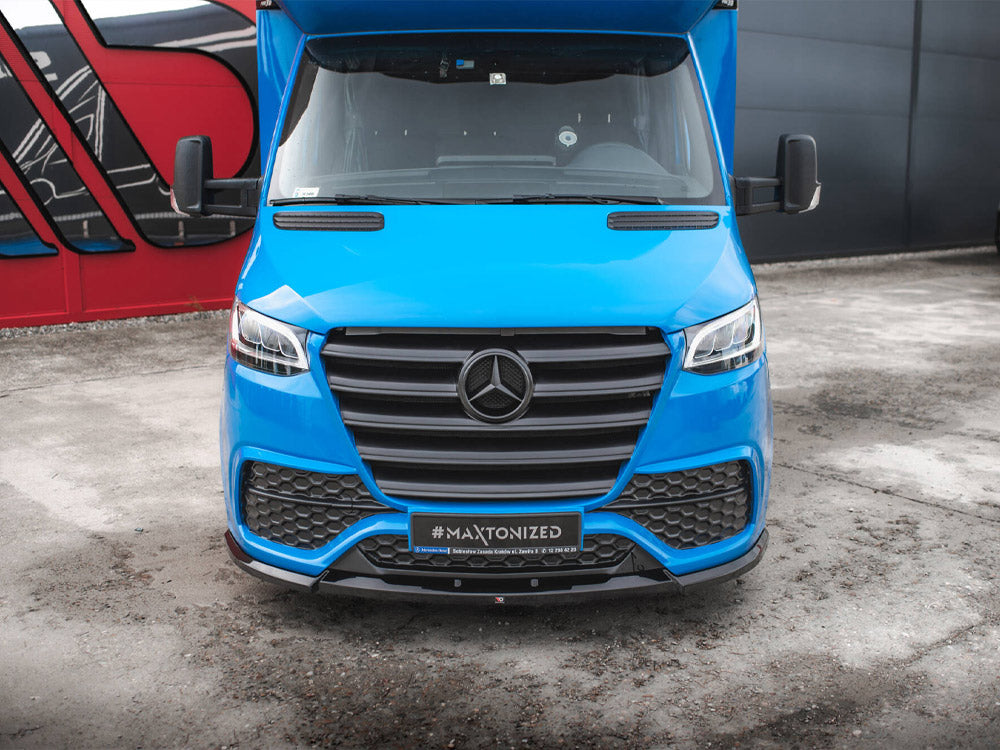 Maxton Design Front Splitter Mercedes-Benz Sprinter Mk3 - ME-SP-3-SPOJ-FD1G - Image 1