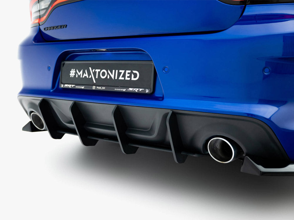 Maxton Design Street PRO Rear Diffuser Dodge Charger RT Scat Pack Widebody Mk3 Facelift - DOCH2SPWBCNC-RS1B - Image 4