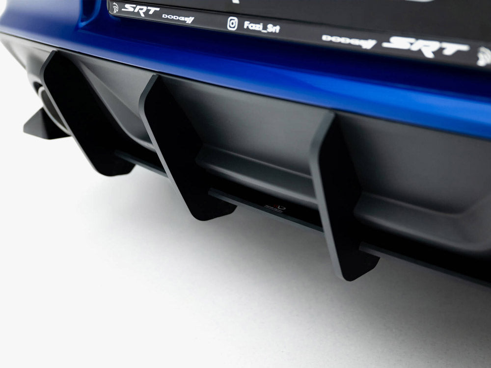 Maxton Design Street PRO Rear Diffuser Dodge Charger RT Scat Pack Widebody Mk3 Facelift - DOCH2SPWBCNC-RS1B - Image 5