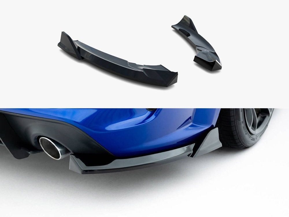 Rear Side Splitters Dodge Charger RT Scat Pack Widebody Mk3 Facelift