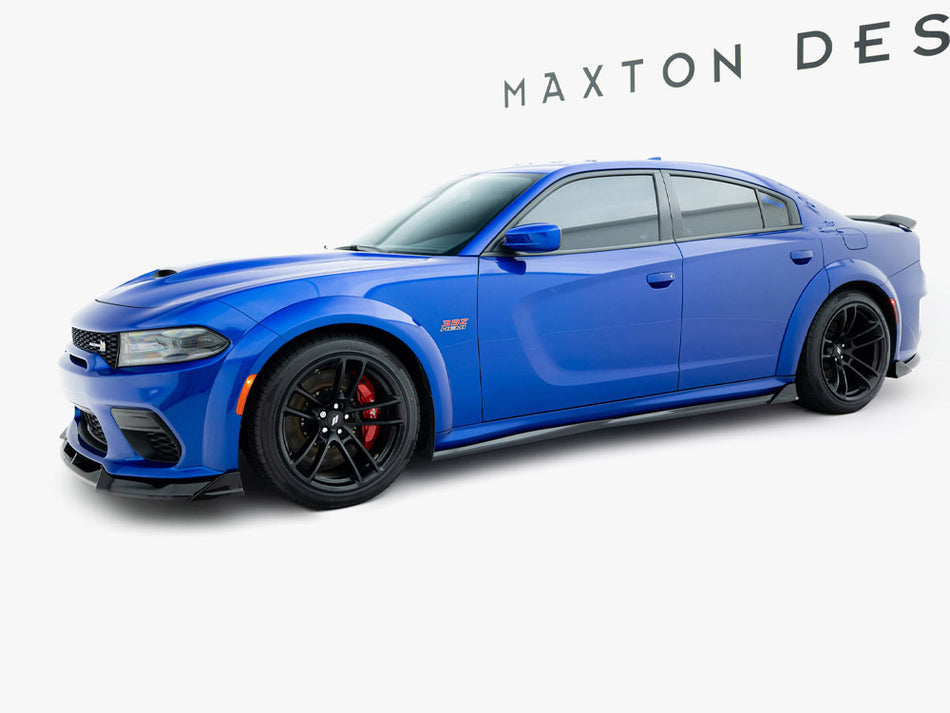 Maxton Design Side Skirts Diffusers Dodge Charger RT Scat Pack Widebody Mk3 Facelift - DO-CH-2-SP-WB-SD1G - Image 2