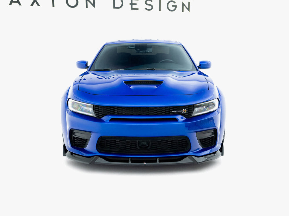 Maxton Design Front Splitter Dodge Charger RT Scat Pack Widebody Mk3 Facelift - DO-CH-2-SP-WB-FD1G - Image 4