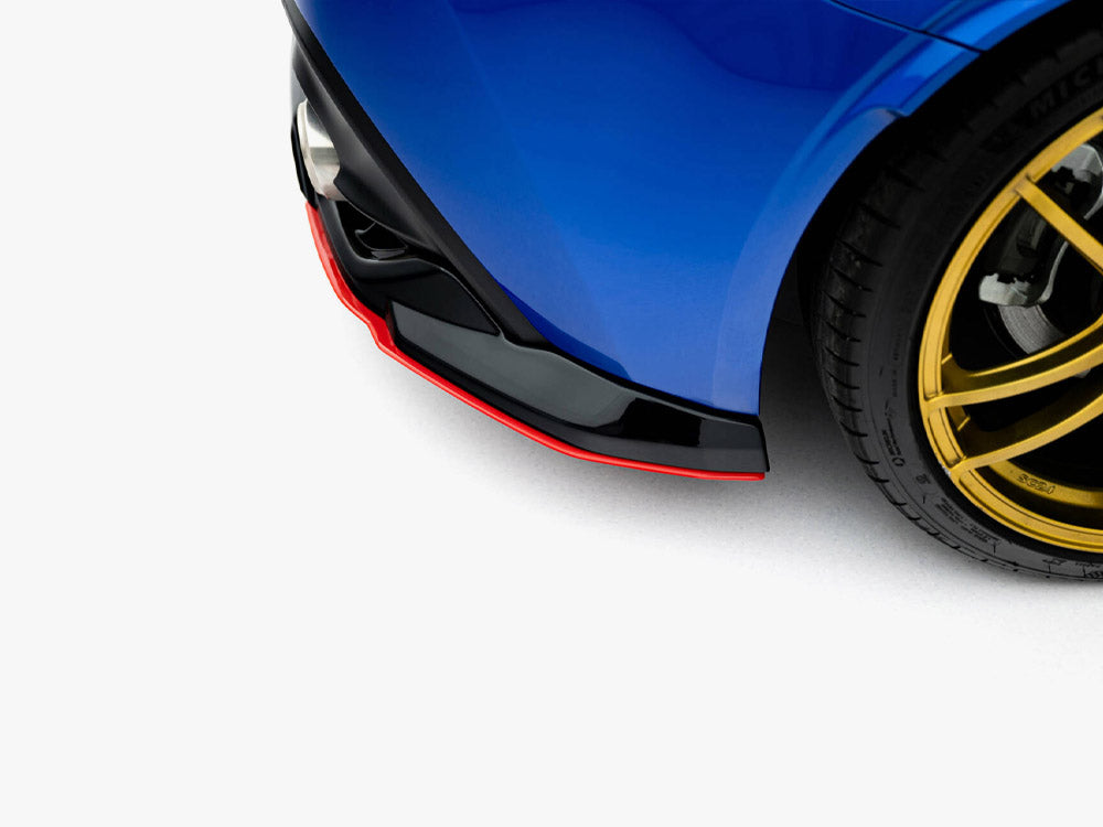 Maxton Design Central Rear Splitter (Vertical Bars) V.2 Subaru BRZ Mk2 - TO-GR86-1-RD2G+RD5G+RD2RRED - Image 5