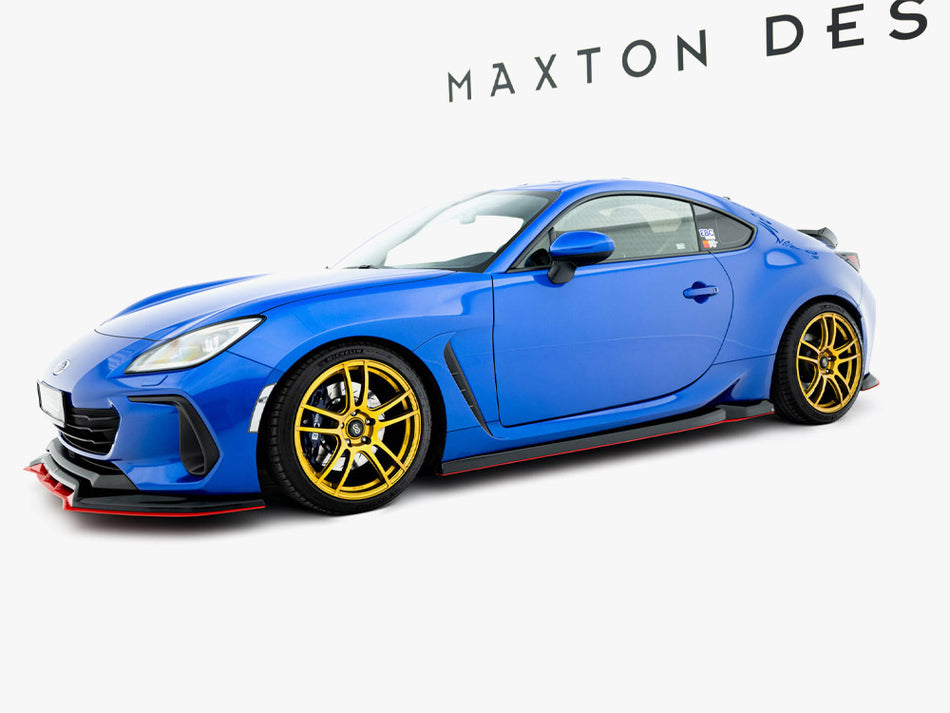 Maxton Design Side Skirts Diffusers V.2 Subaru BRZ Mk2 - TO-GR86-1-SD2G+SD2RRED - Image 2