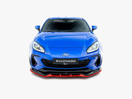 Maxton Design Front Splitter V.2 Subaru BRZ Mk2 - SU-BRZ-2-FD2G+FD2RRED - Image 3