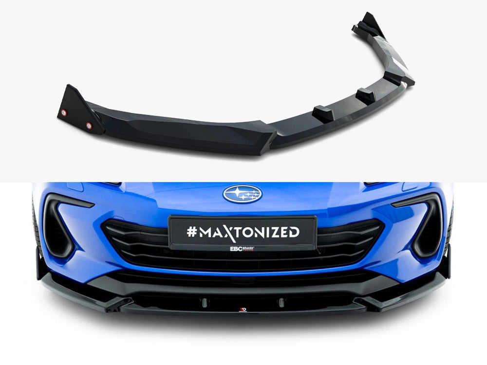 Maxton Design Front Splitter V.1 + Flaps Subaru BRZ Mk2 - SU-BRZ-2-FD1G+FSF1B - Image 1