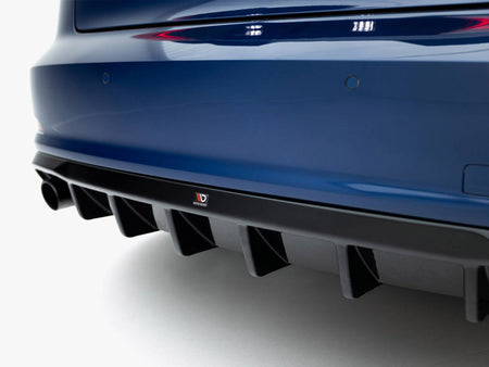 Maxton Design Rear Valance Audi A3 Sedan 8V (Version with single exhaust tips on one side) - AU-A3-3-S-RS1GO_ - Image 5