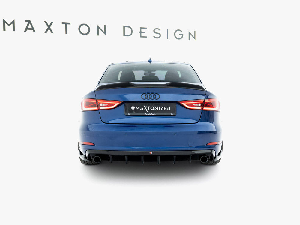 Rear Valance Audi A3 Sedan 8V (Version with single exhaust tips on both sides)