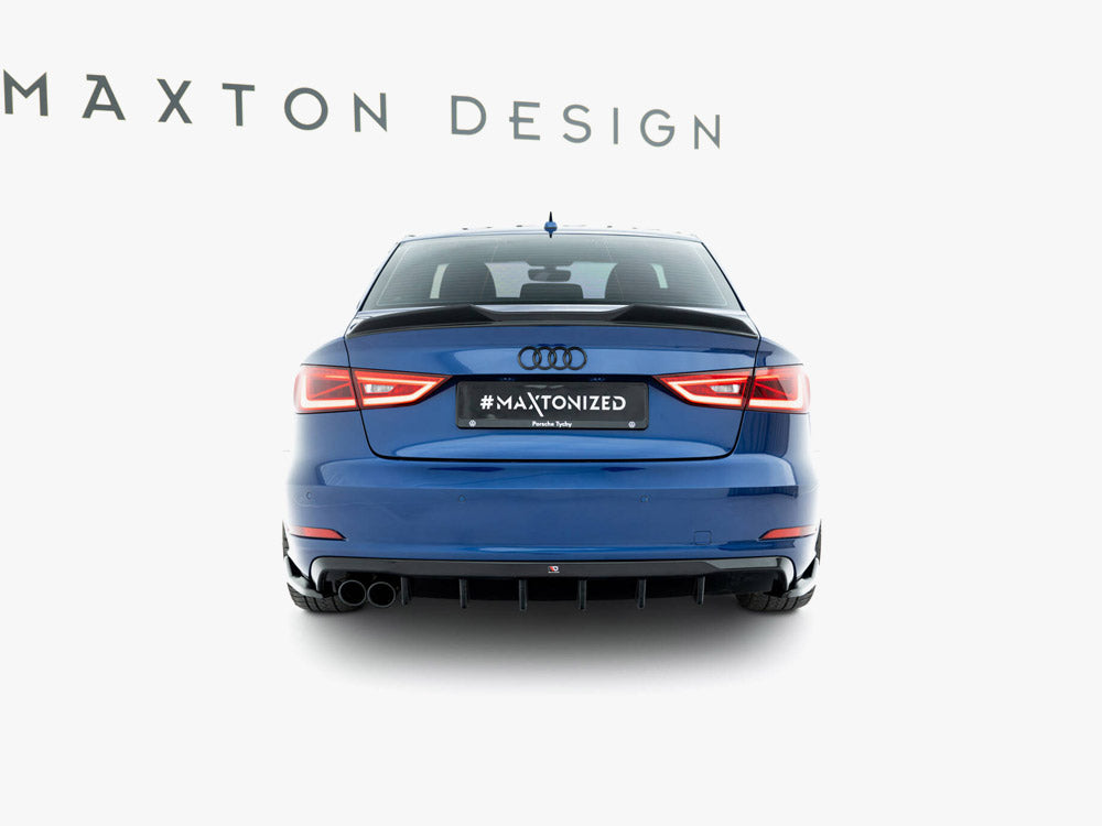 Maxton Design Rear Valance Audi A3 Sedan 8V (Version with dual exhaust tips on one side) - AU-A3-3-S-RS1GOO_ - Image 3