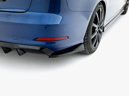 Rear Side Splitters Audi A3 Sedan 8V