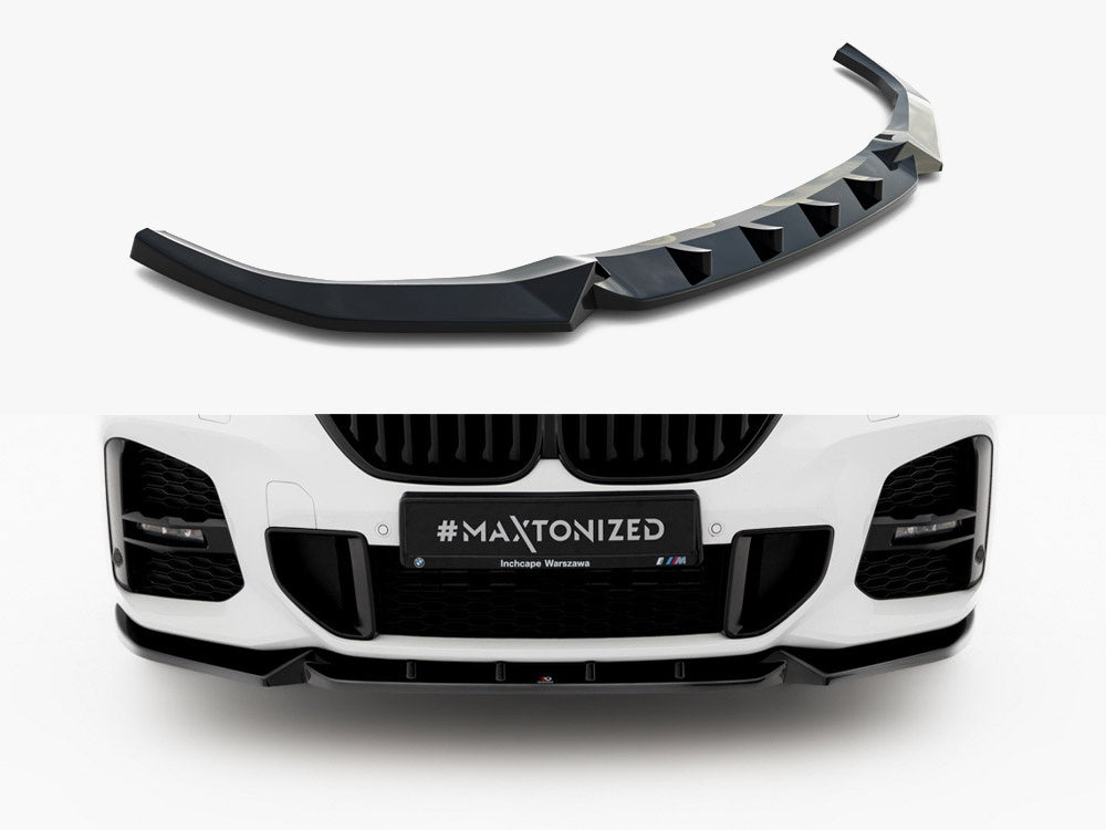 Maxton Design Front Splitter BMW X1 M-Pack F48 Facelift - BM-X1-48F-MPACK-FD1G - Image 1